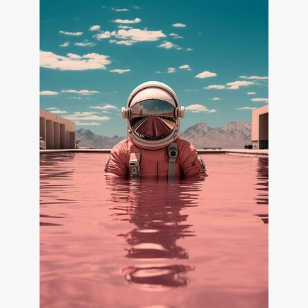 Poster dell'astronauta
