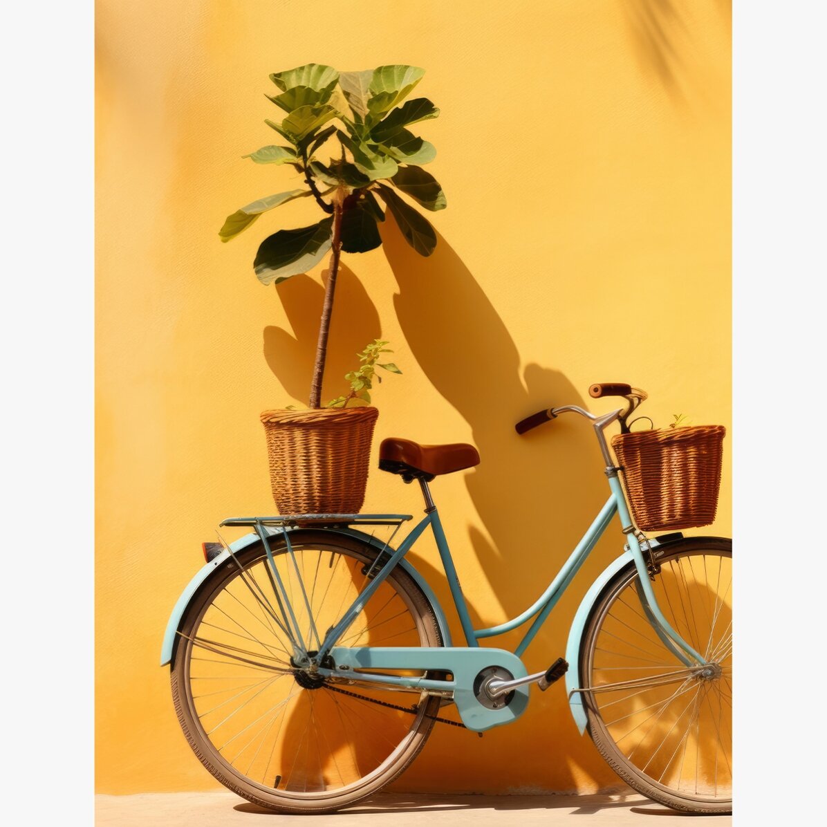 Poster “La bicicletta con la pianta”