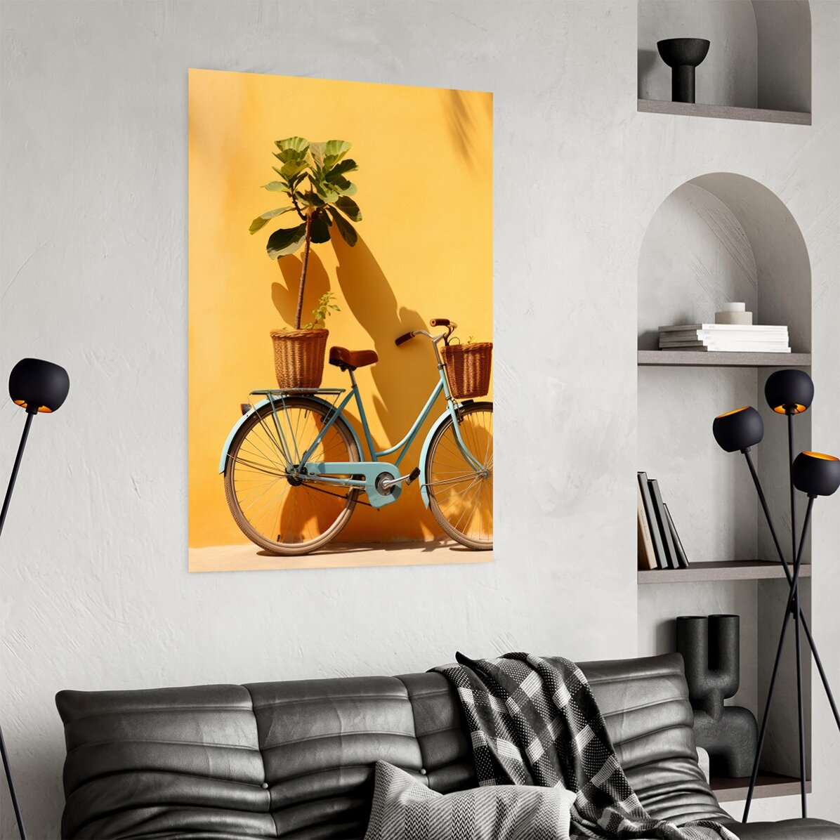 Poster “La bicicletta con la pianta”
