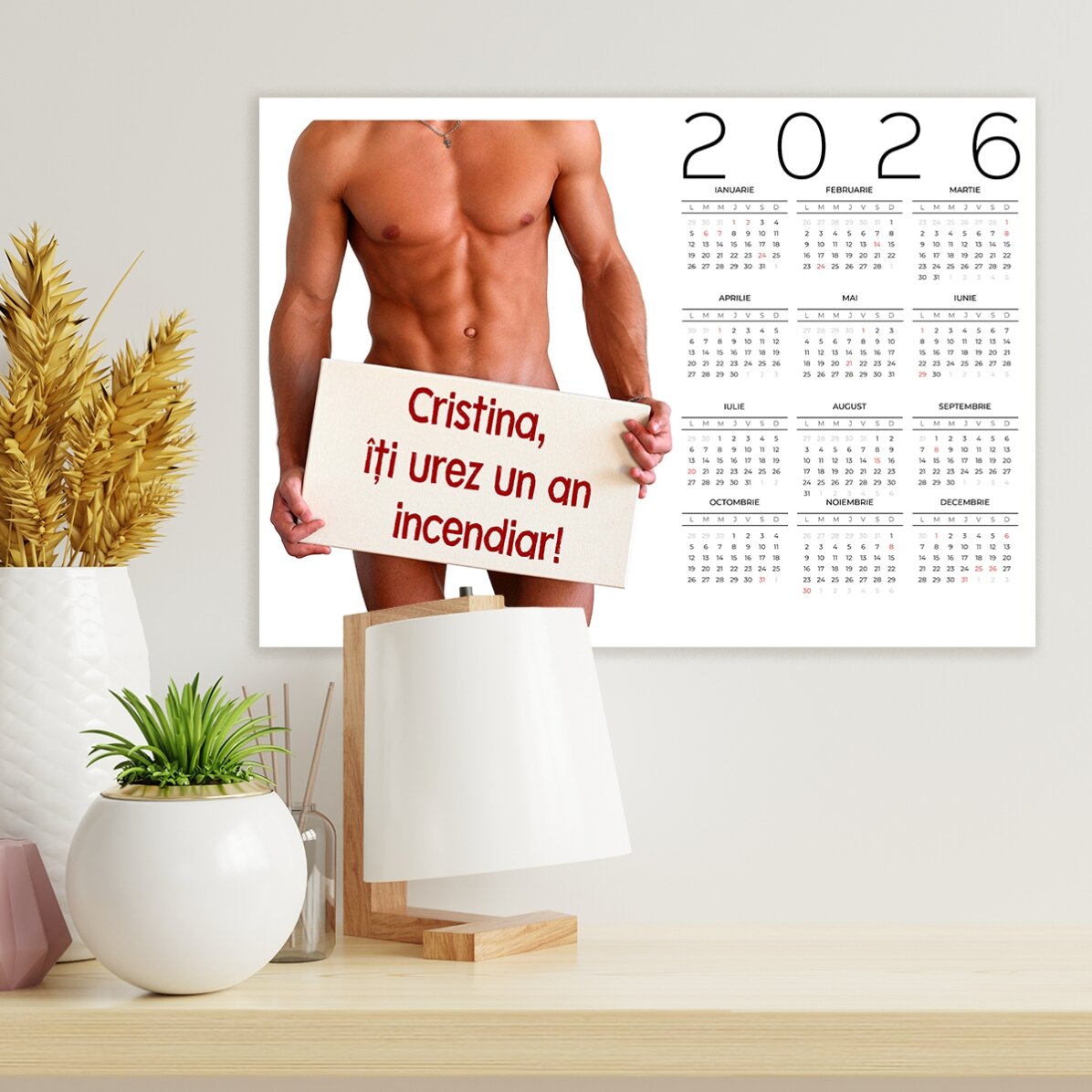 Calendario personalizzato con messaggio - Hoooooot
