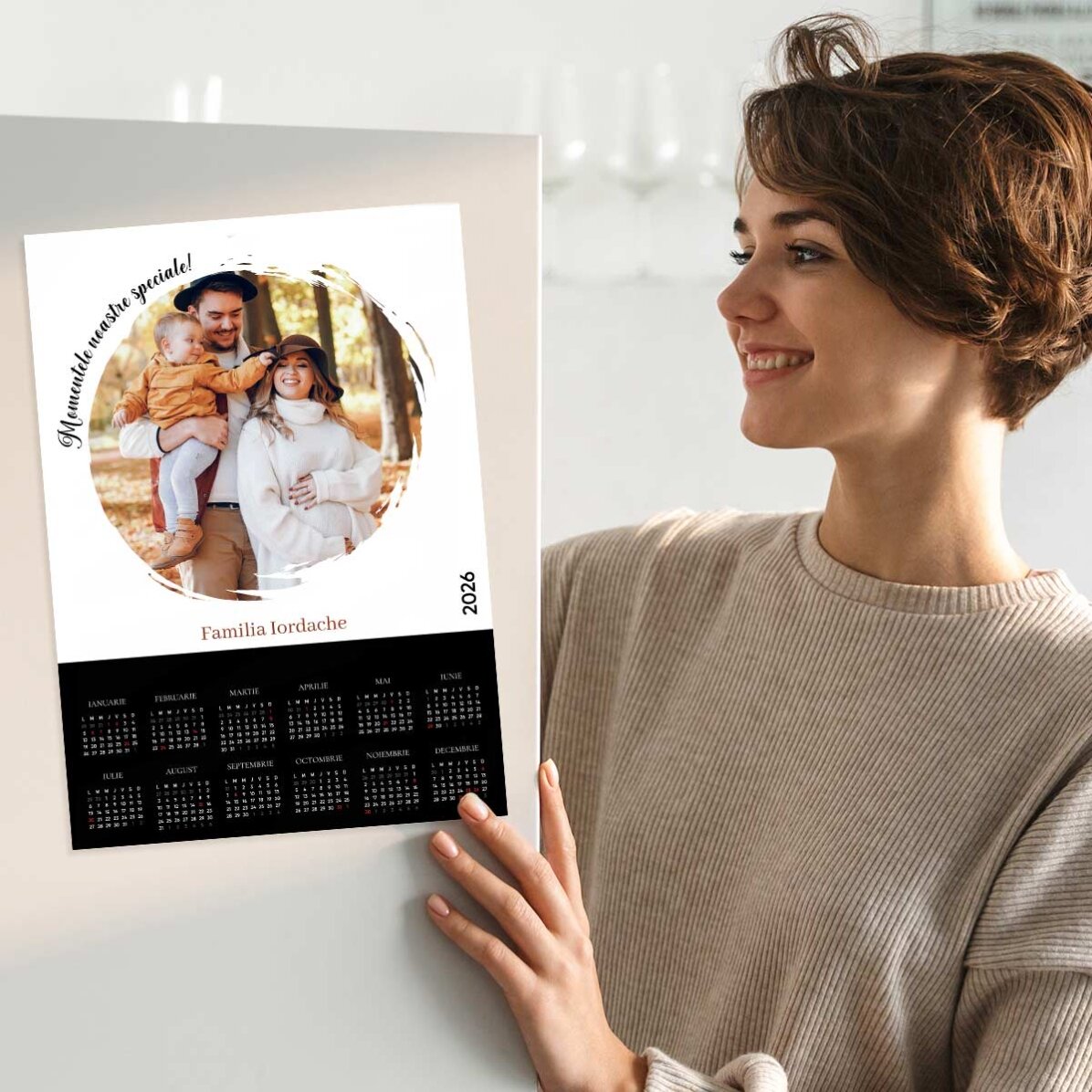 Calendario personalizzato con foto e messaggio - I nostri momenti speciali!