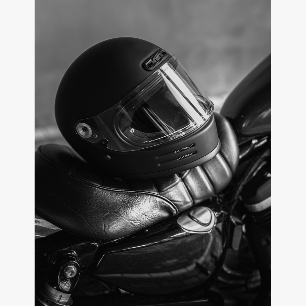 Poster: Casco da motociclista