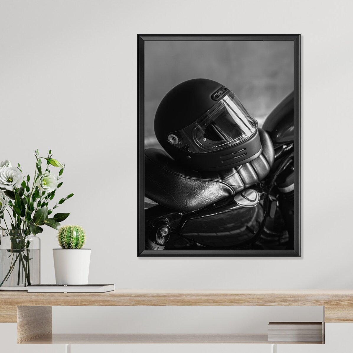 Poster: Casco da motociclista