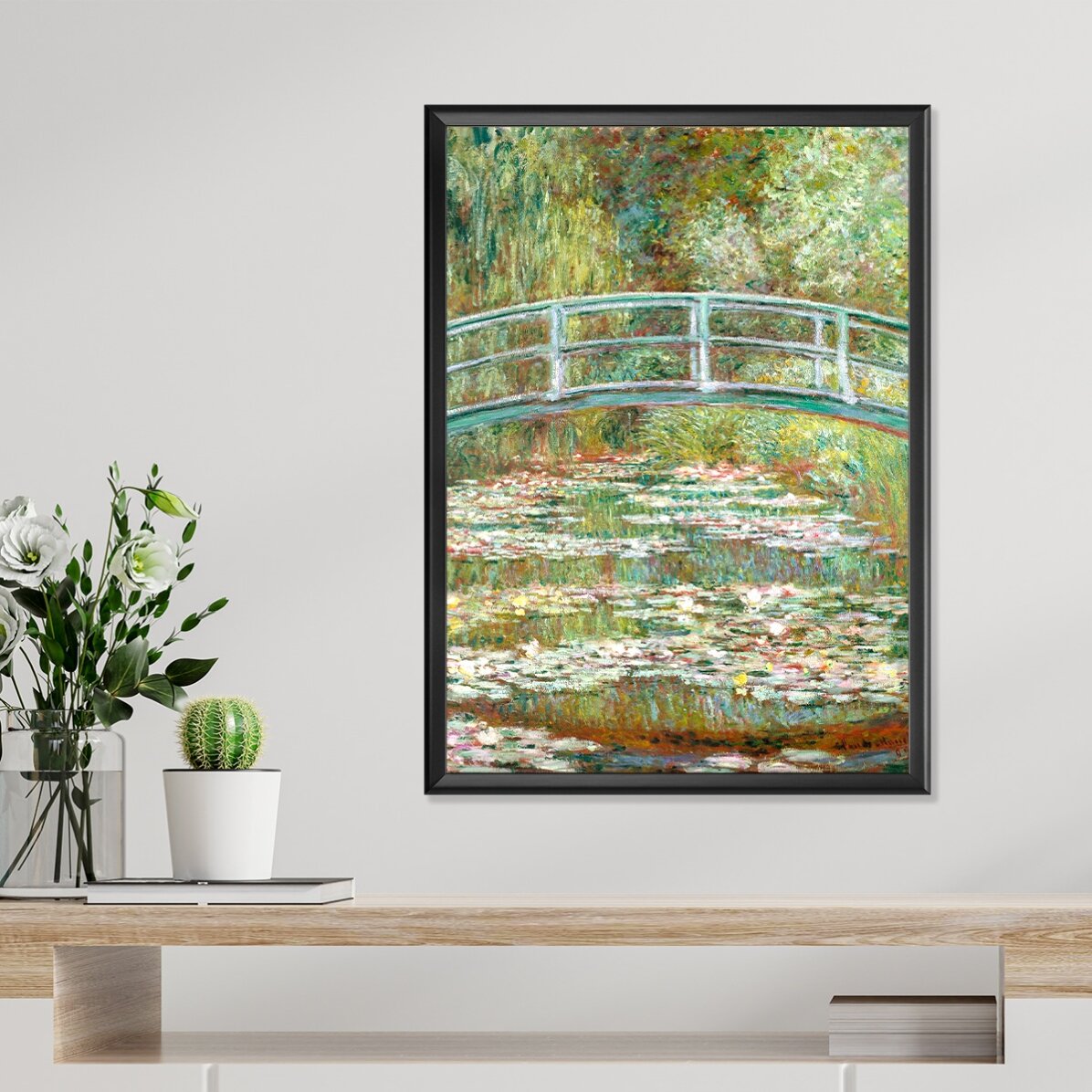 Poster di Claude Monet, Il ponte sul laghetto delle ninfee, 1899