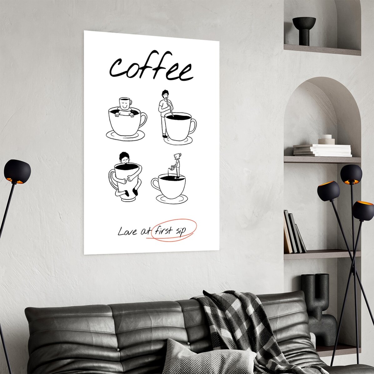Poster “Coffee love”