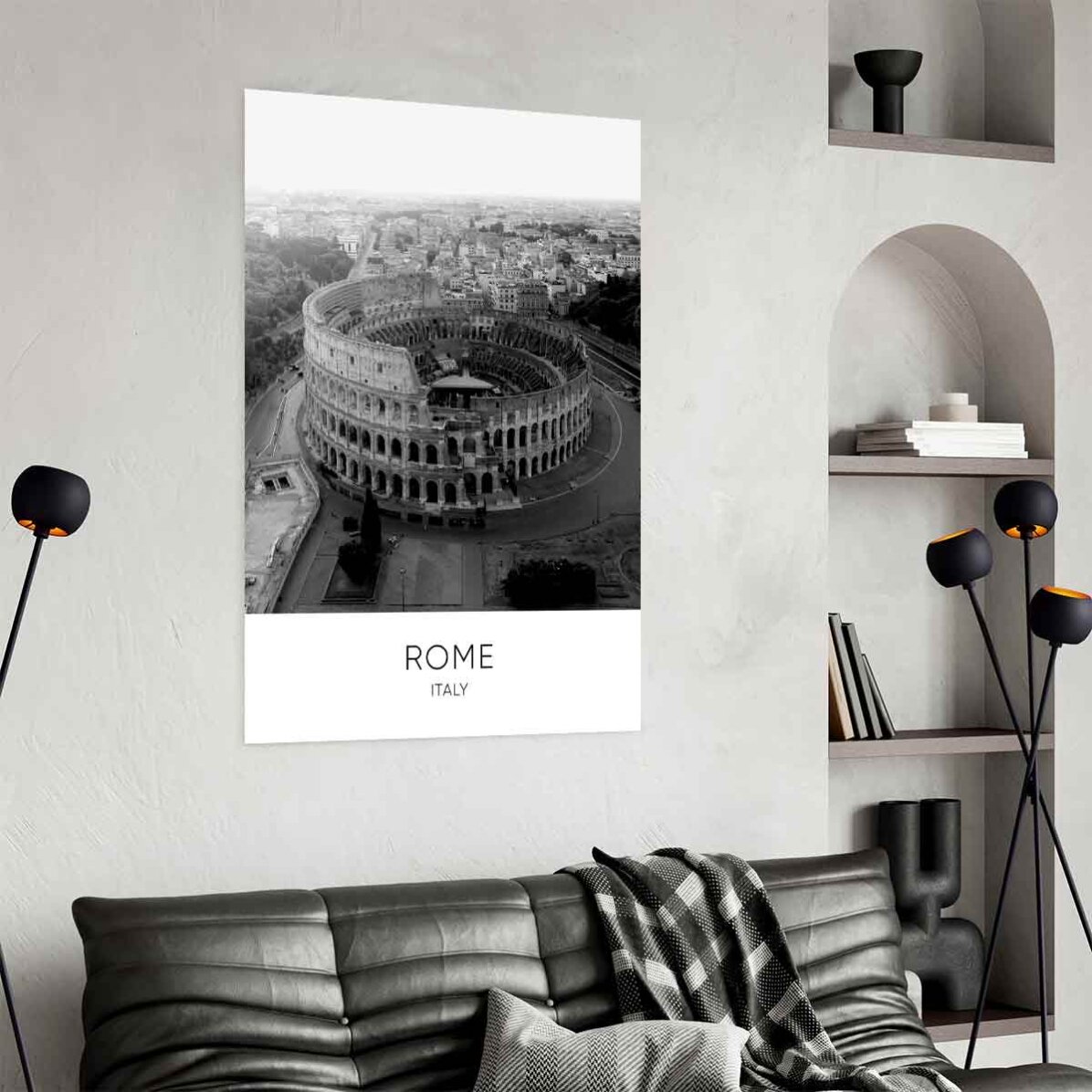 Poster del Colosseo di Roma, Italia