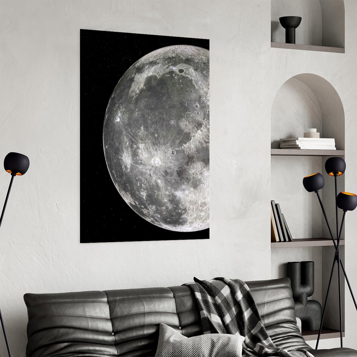 Poster "Dettaglio della Luna"