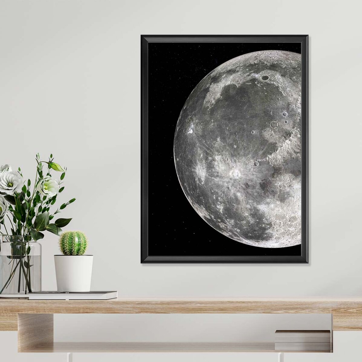 Poster "Dettaglio della Luna"