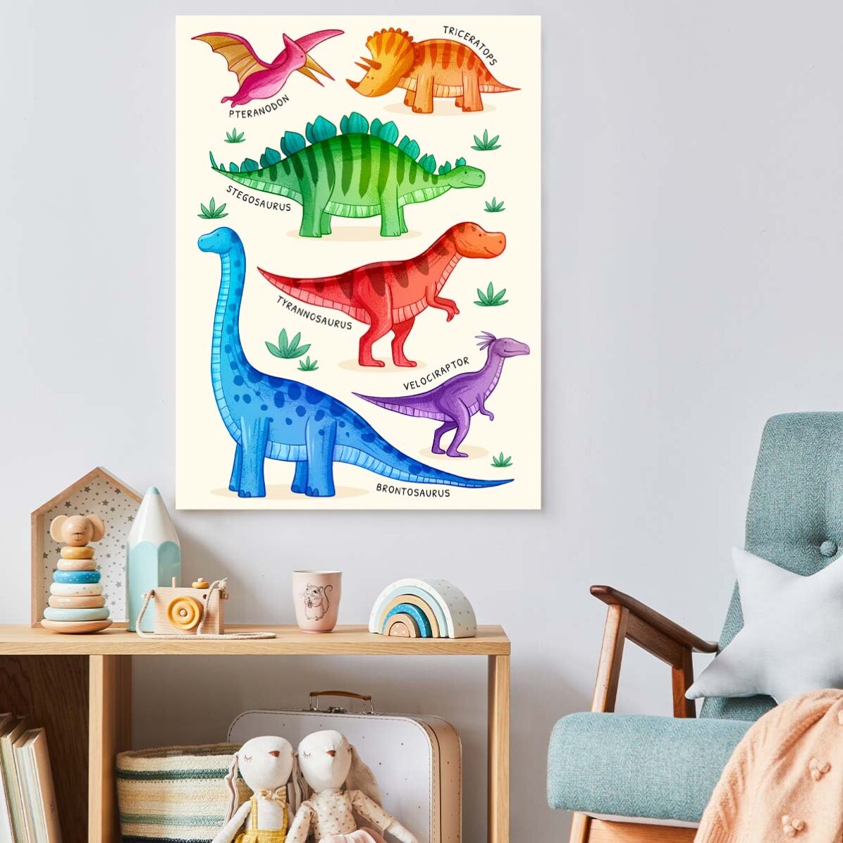 Poster sui dinosauri