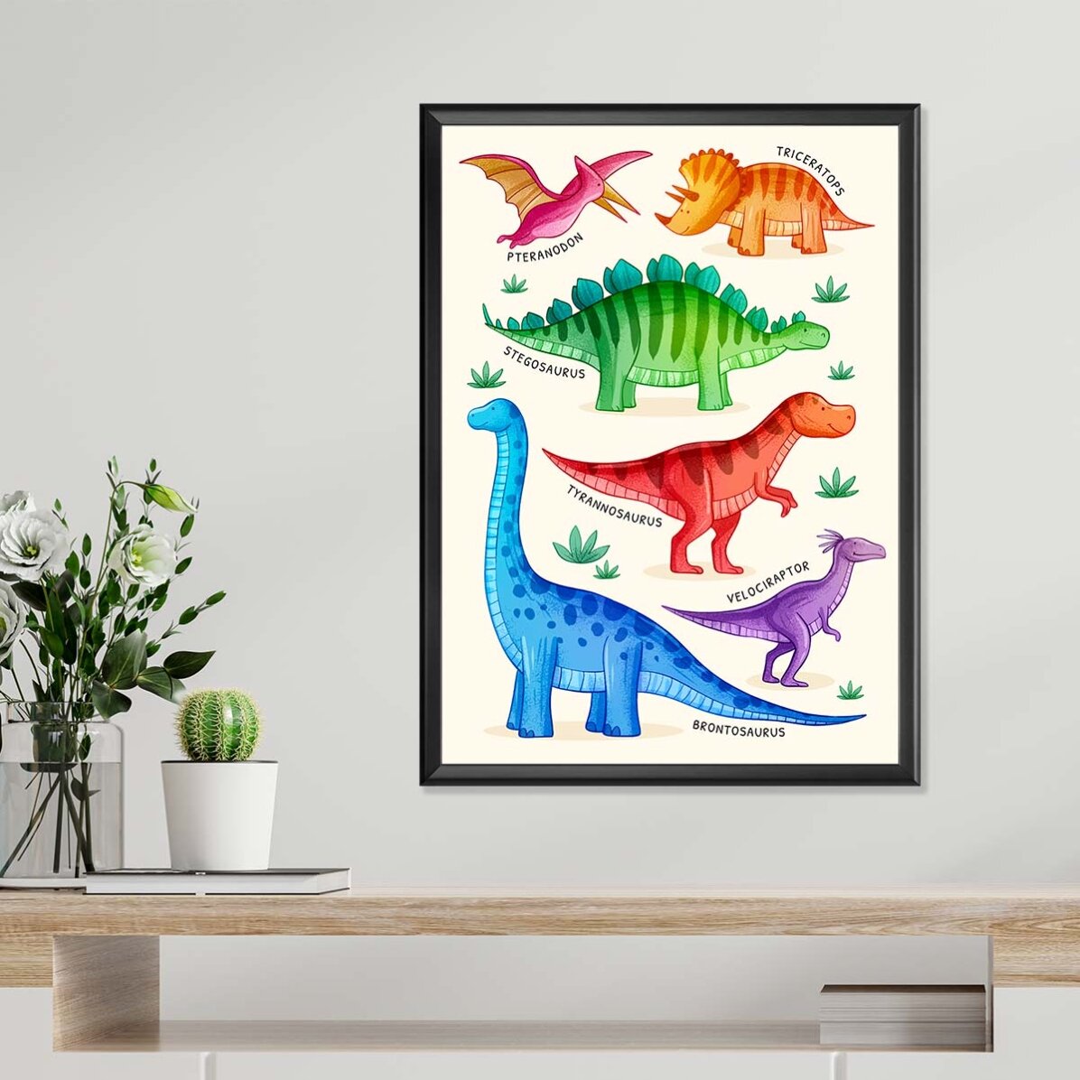 Poster sui dinosauri