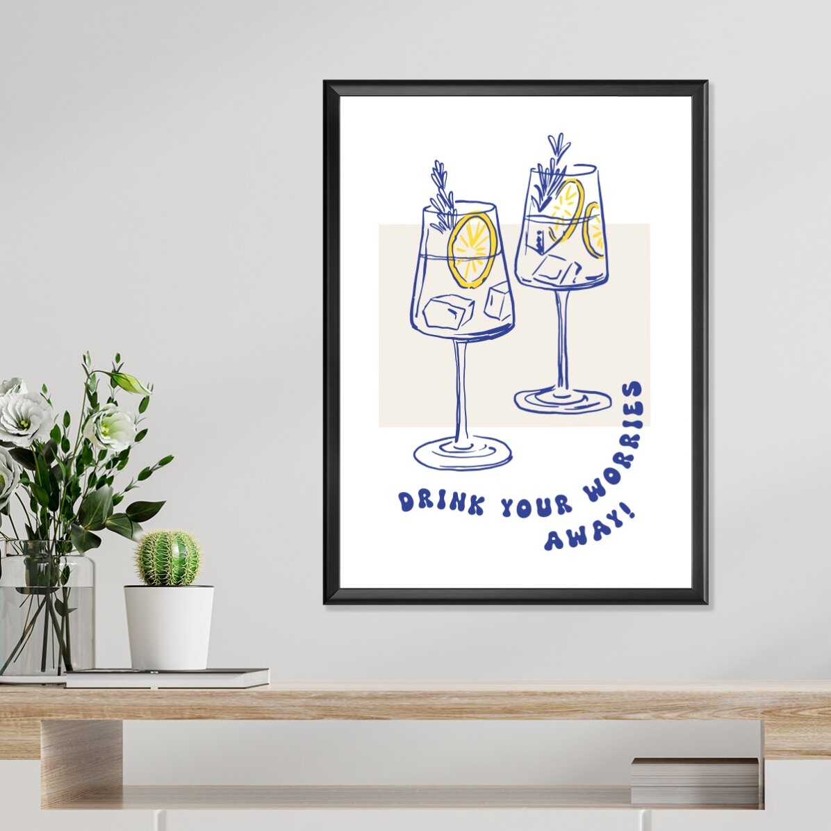 Poster "Drink away"