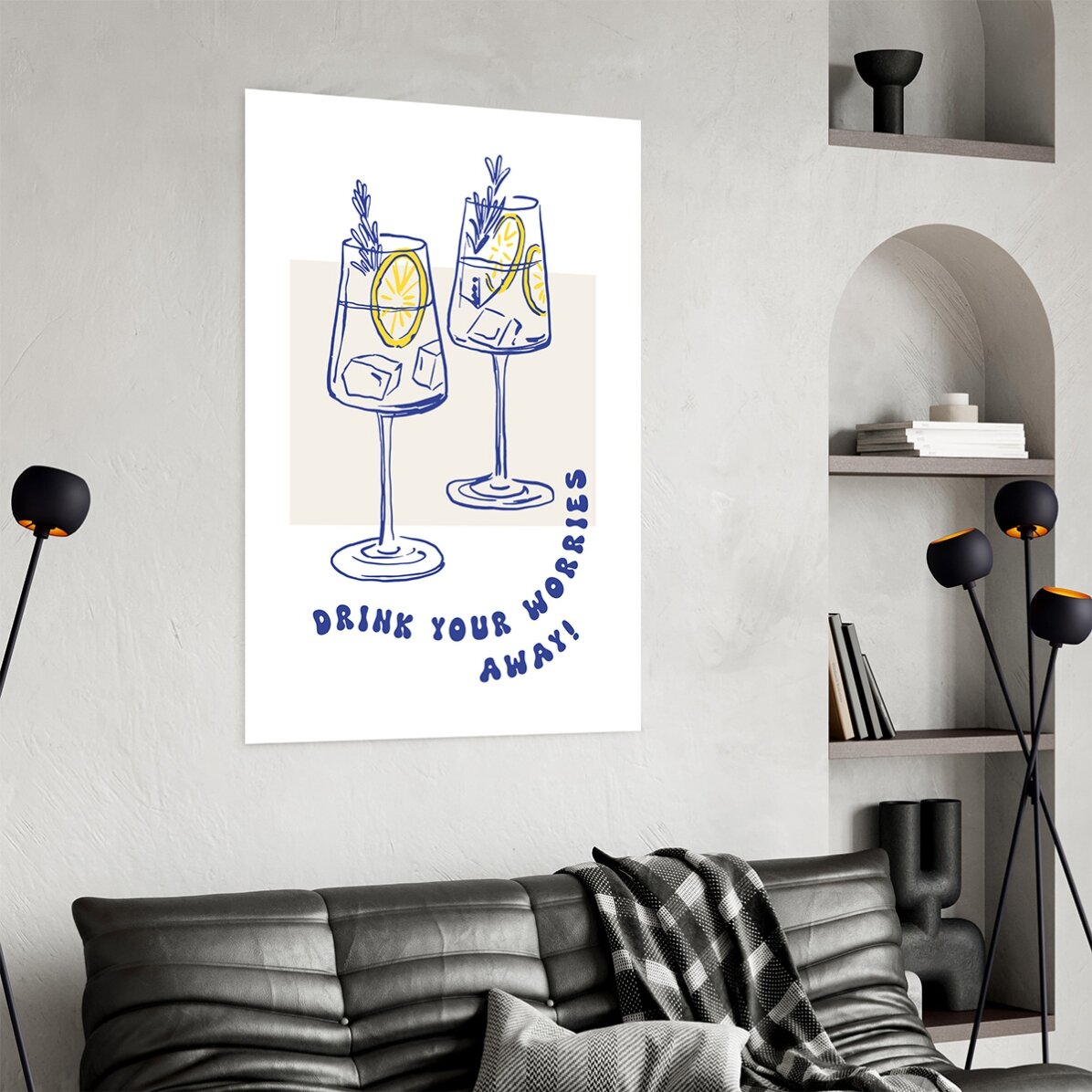 Poster "Drink away"