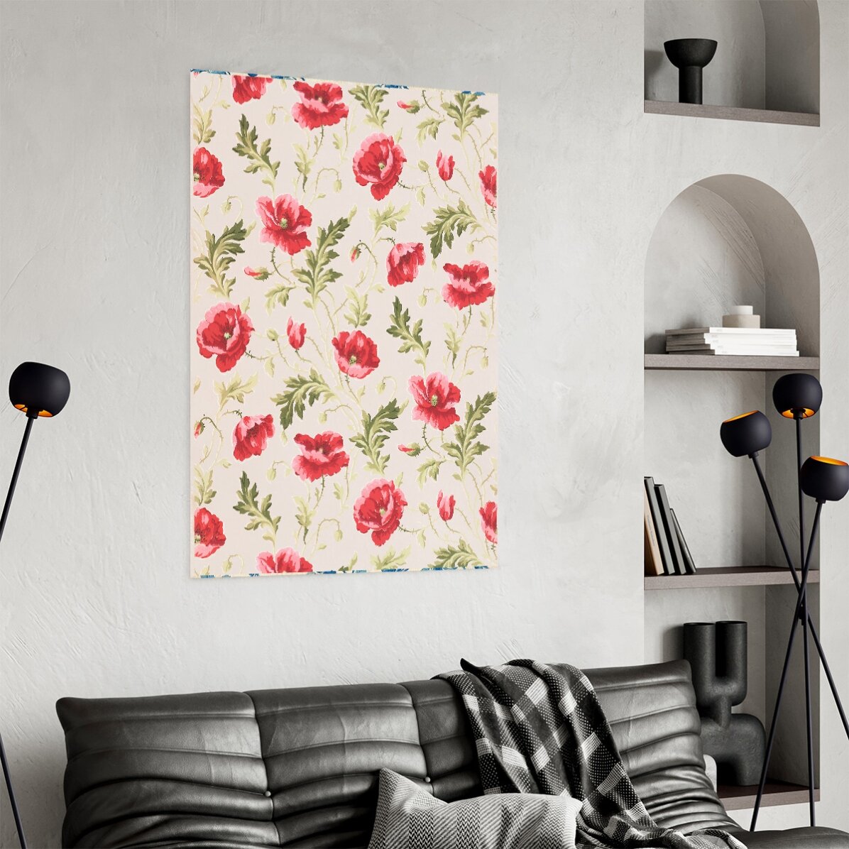 Poster con fiori rosa