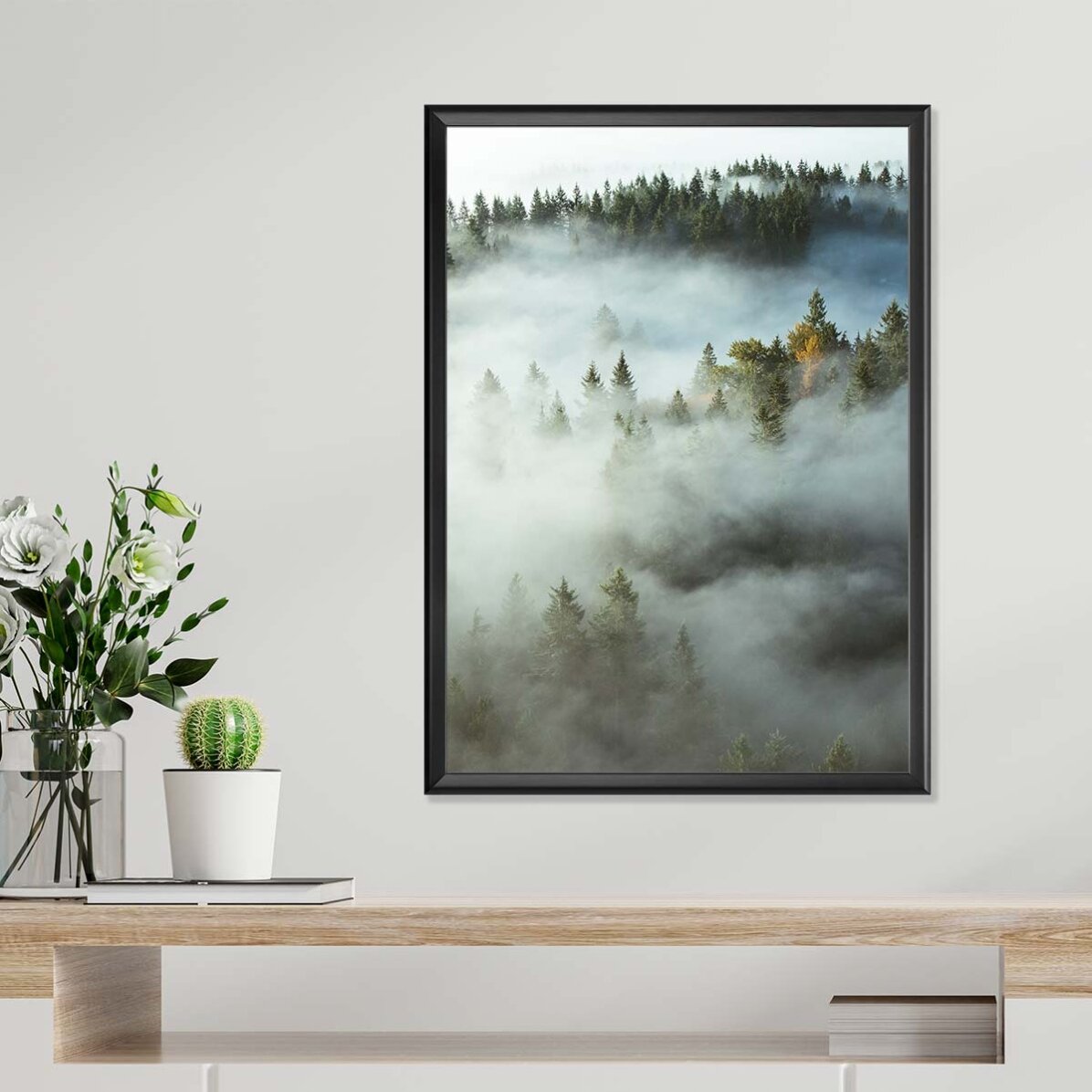 Poster “Foresta nella nebbia”