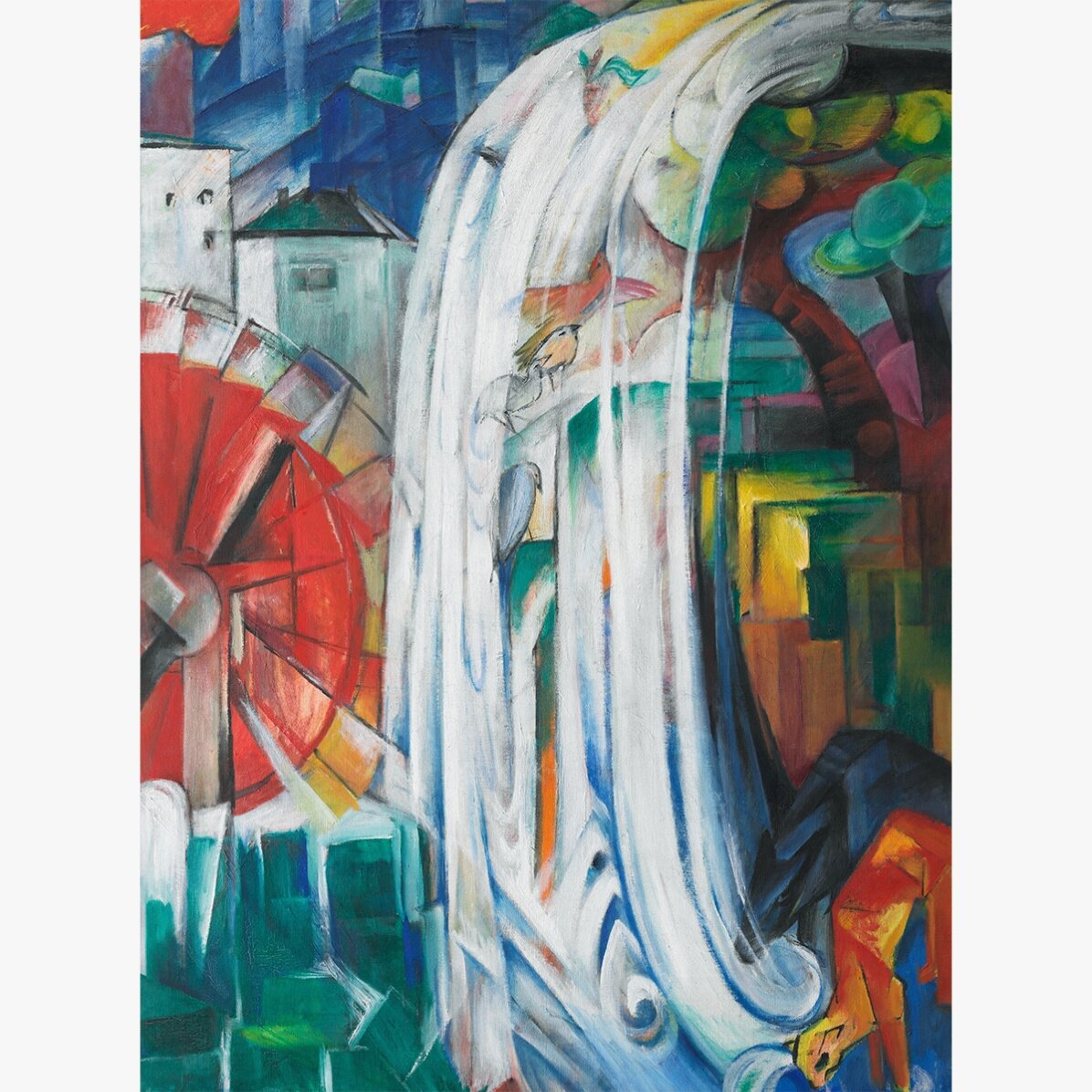 Poster di Franz Marc, Il mulino incantato, 1913