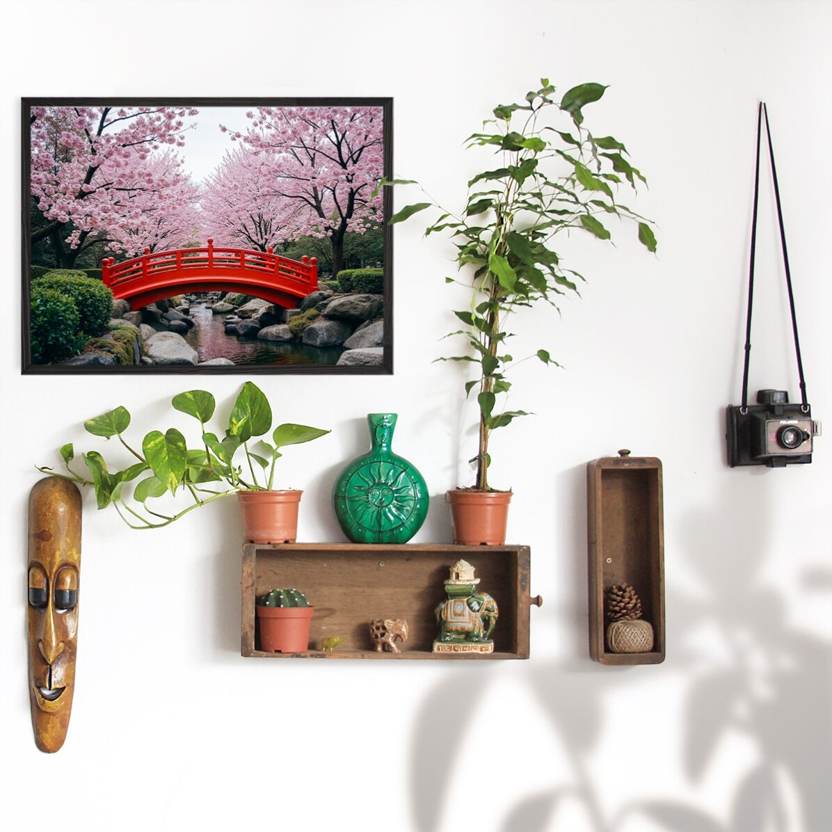 Poster “Giardino giapponese” – Ciliegi in fiore