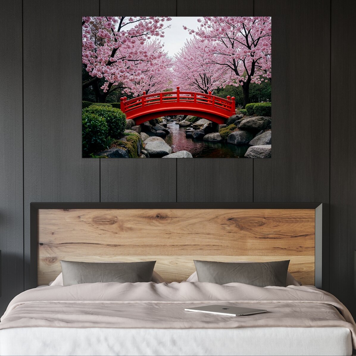 Poster “Giardino giapponese” – Ciliegi in fiore