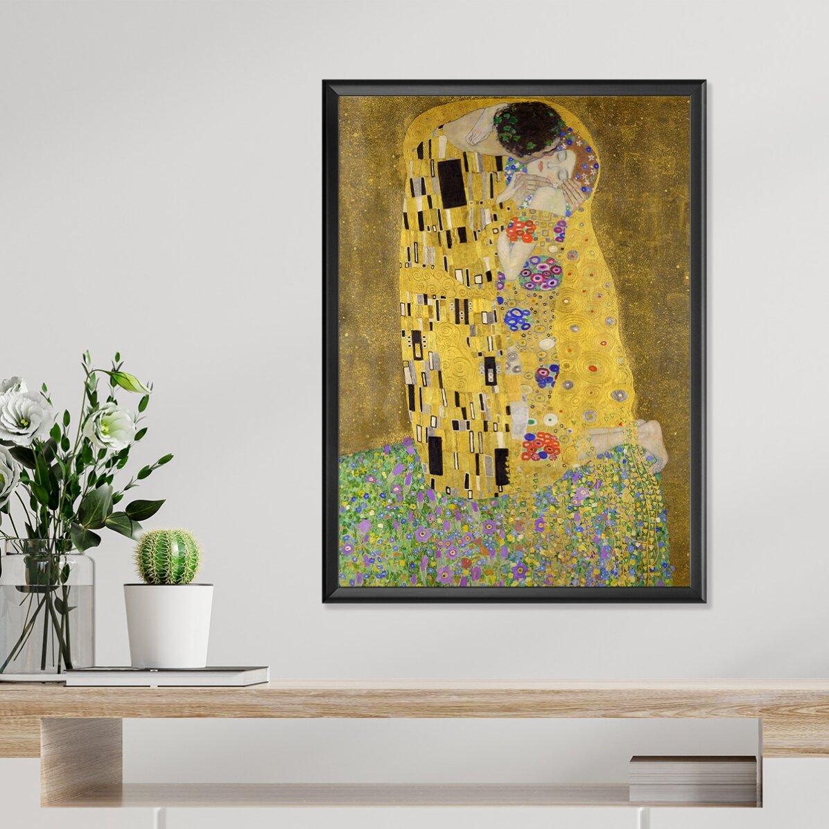 Poster di Gustav Klimt, Il bacio, 1908