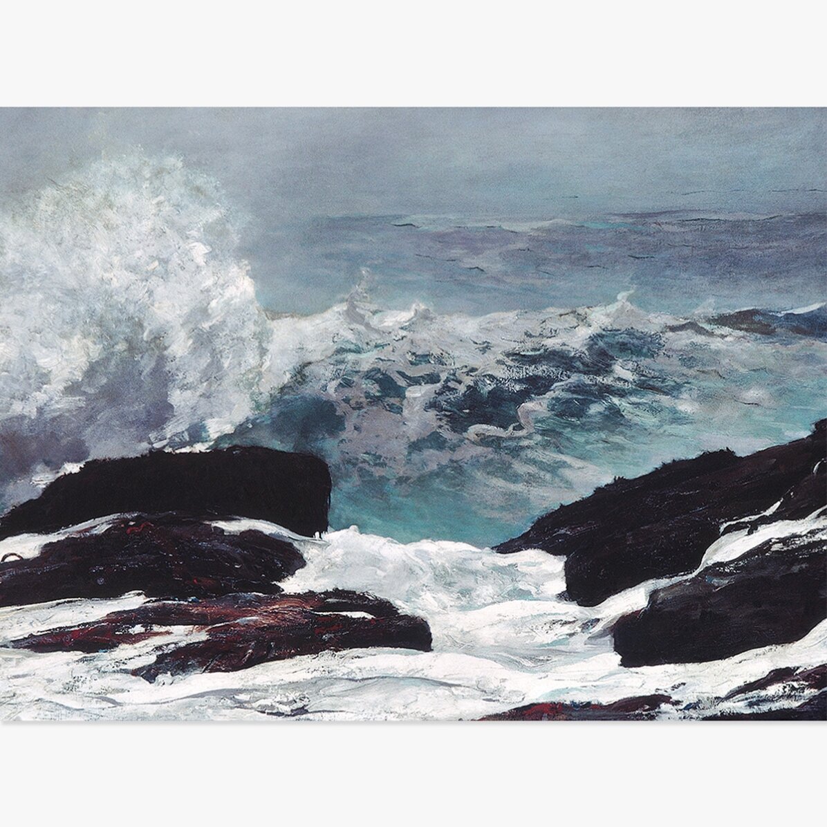 Poster in formato orizzontale - Winslow Homer - Northeaster 1895