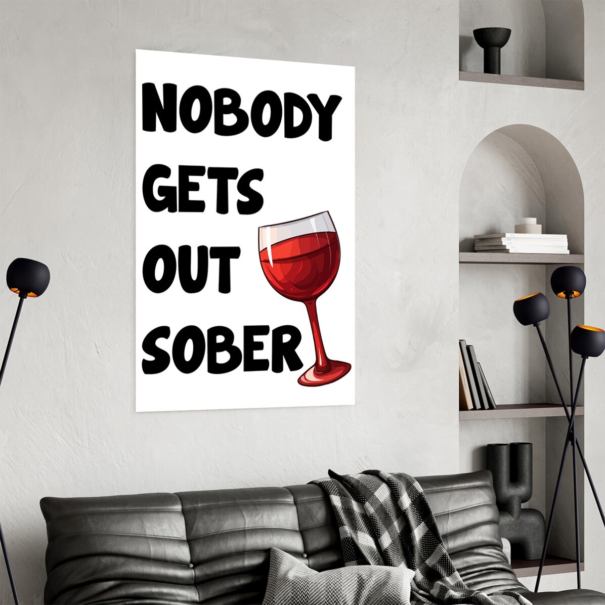 Poster “Nessuno esce da qui sobrio”