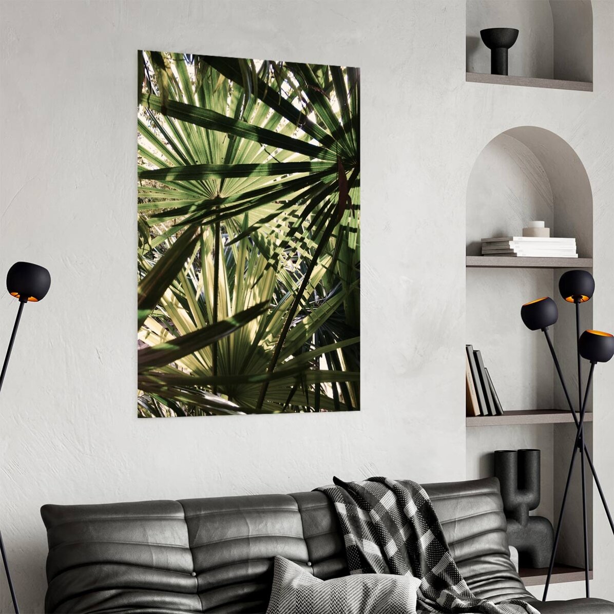 Poster con una palma