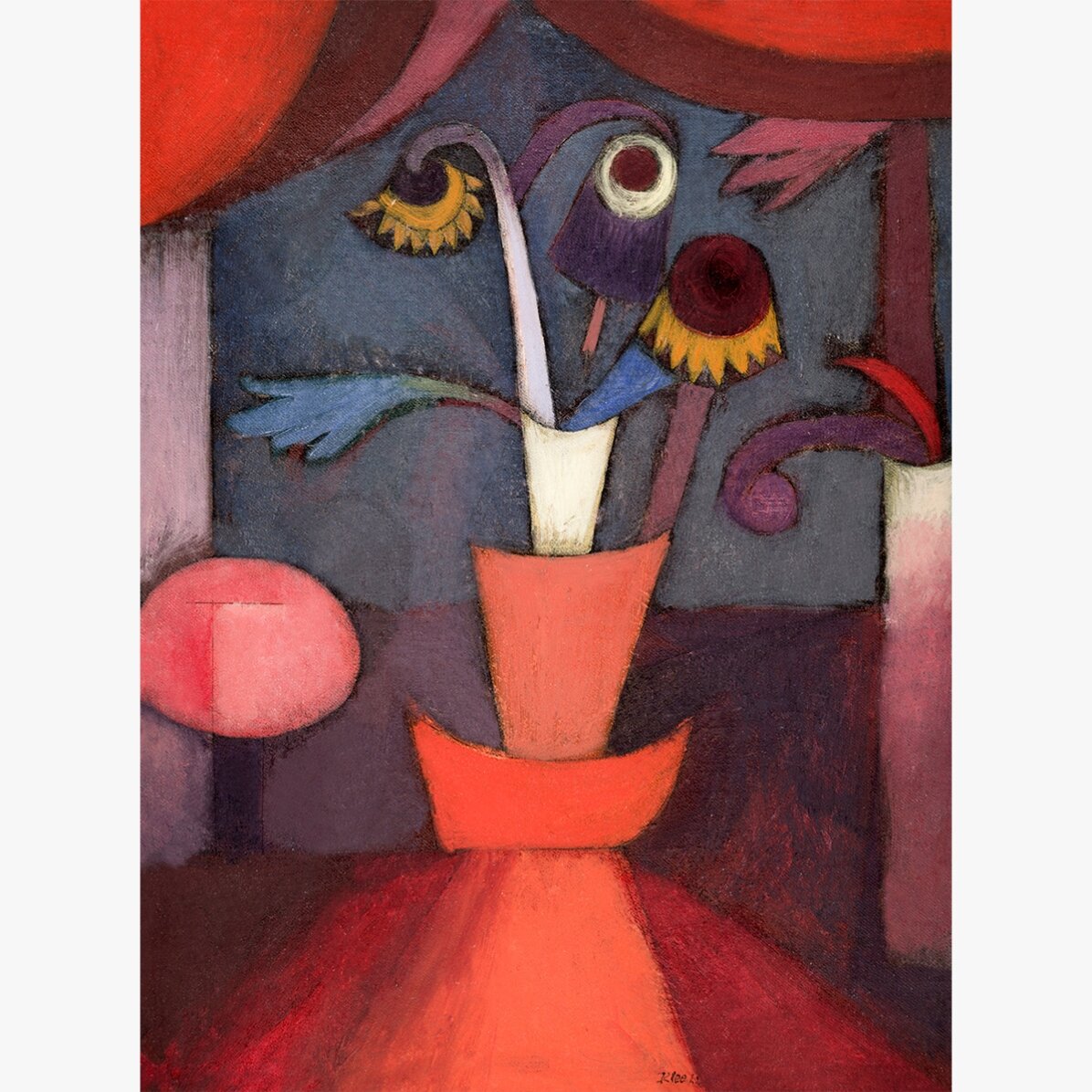 Poster di Paul Klee, “Autumn Flower” 1922