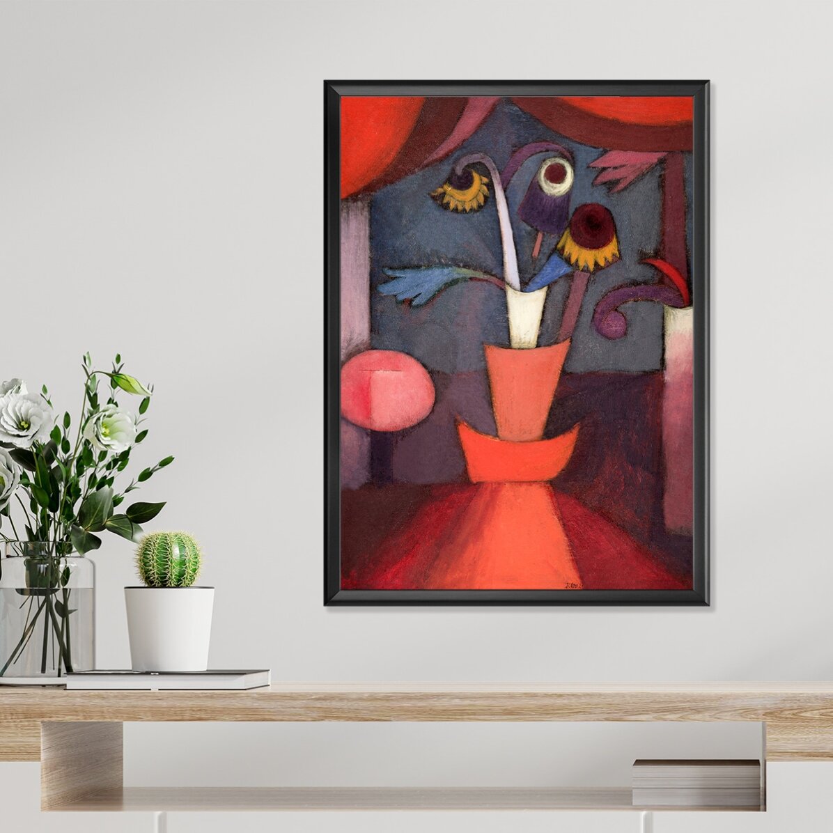 Poster di Paul Klee, “Autumn Flower” 1922