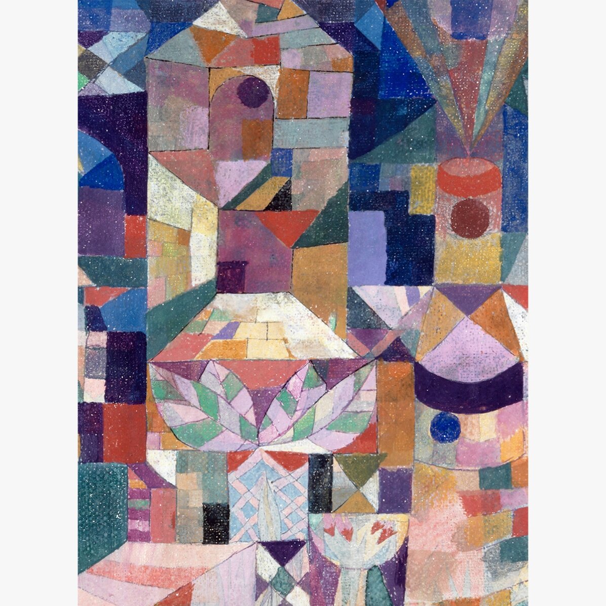 Poster di Paul Klee, Burggarten 1919