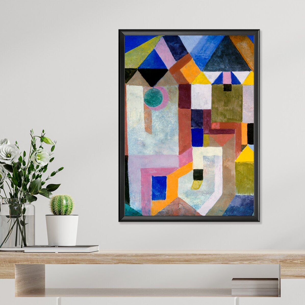 Poster di Paul Klee, “Colorful Architecture” 1917
