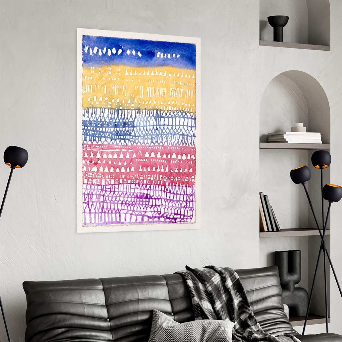 Poster di Paul Klee, Old City 1928