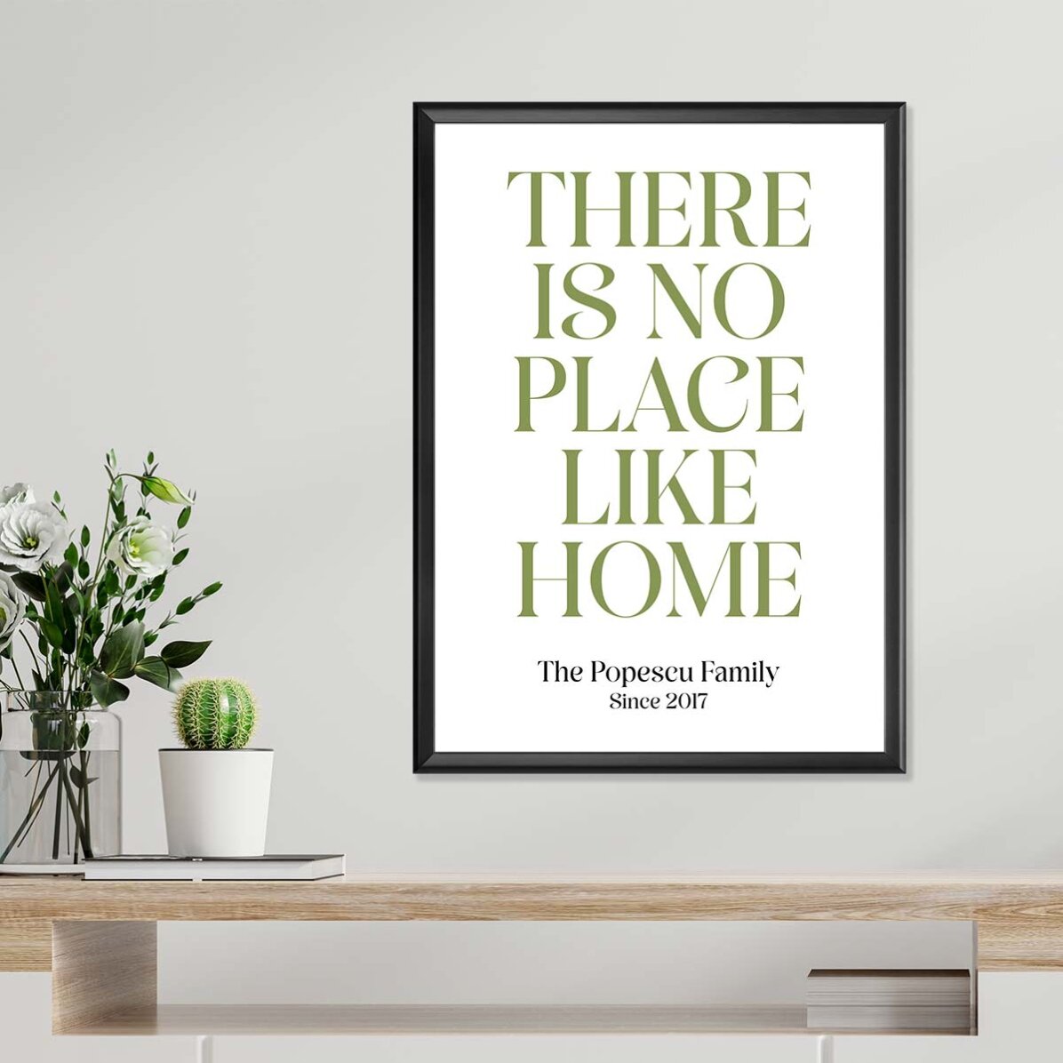 Poster personalizzato con messaggio - Home
