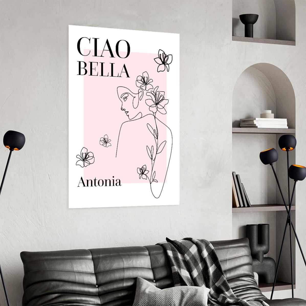 Poster personalizzato con testo - Ciao Bella