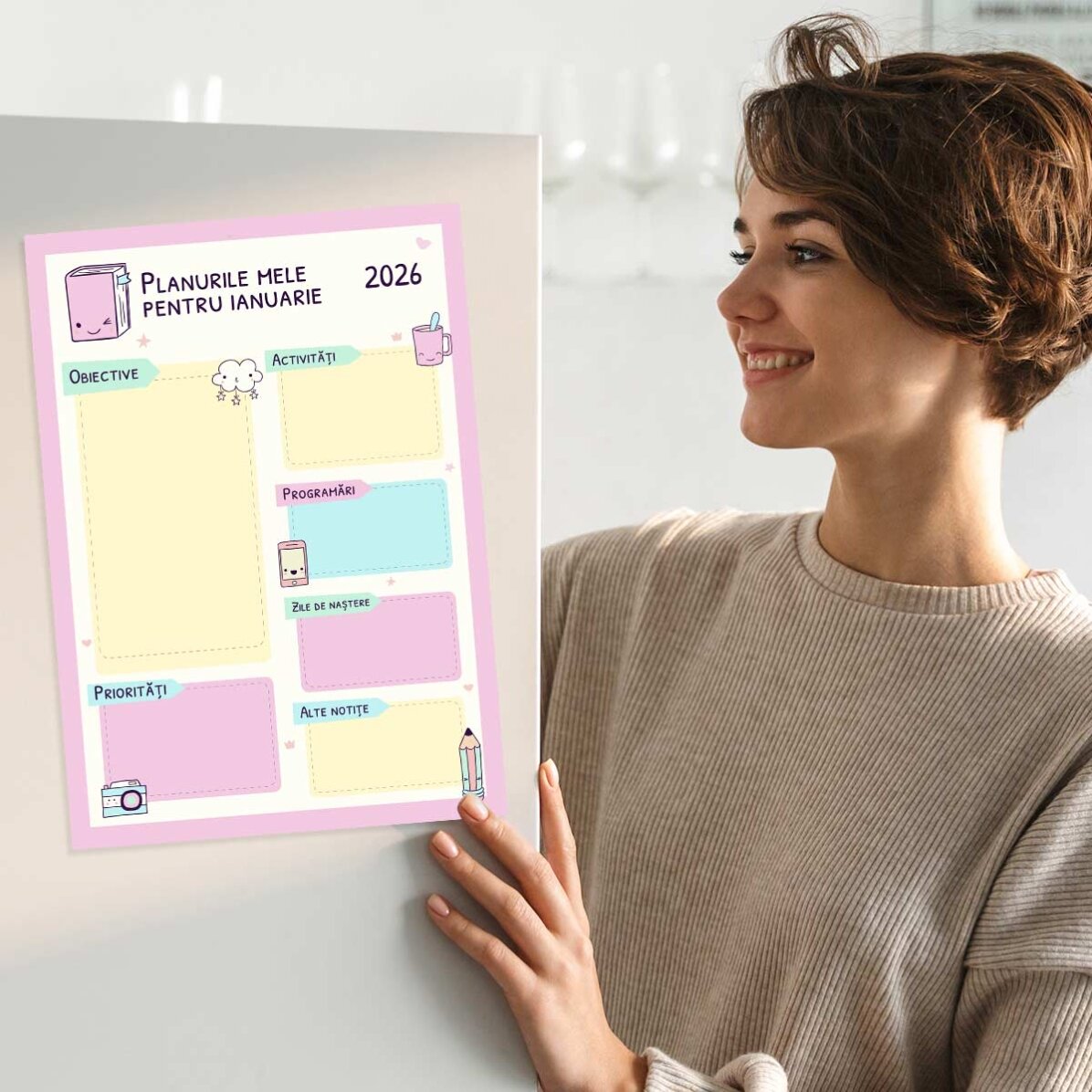 Poster personalizzato - Agenda Pastel