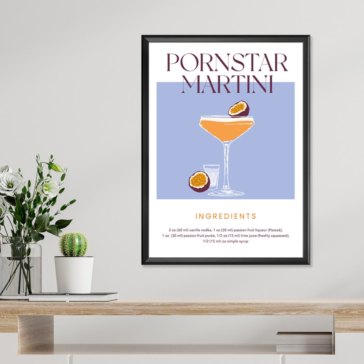 Poster "Pornstar Martini"