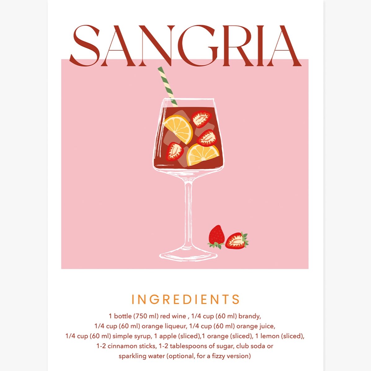 Poster Sangria