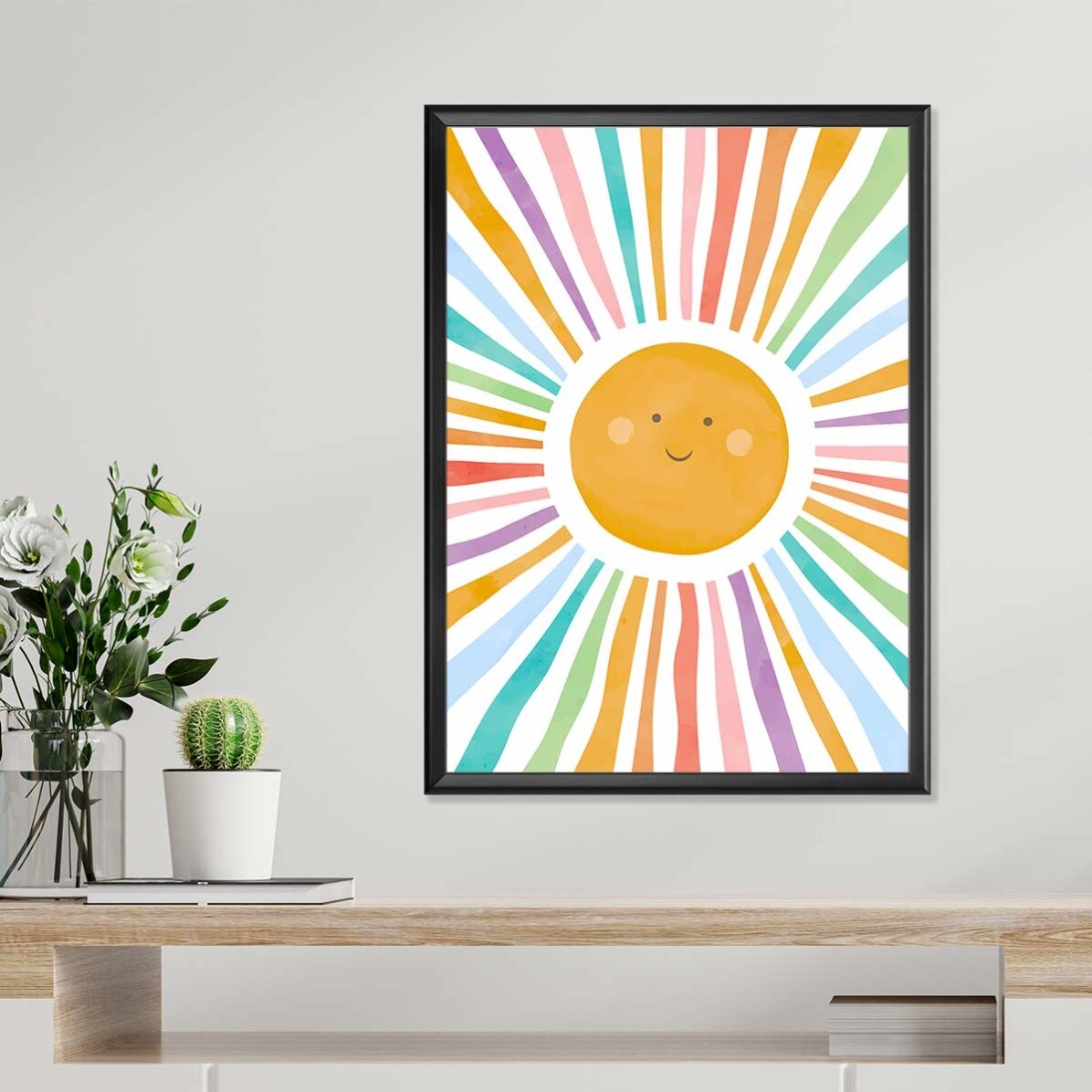 Poster “Sole colorato”