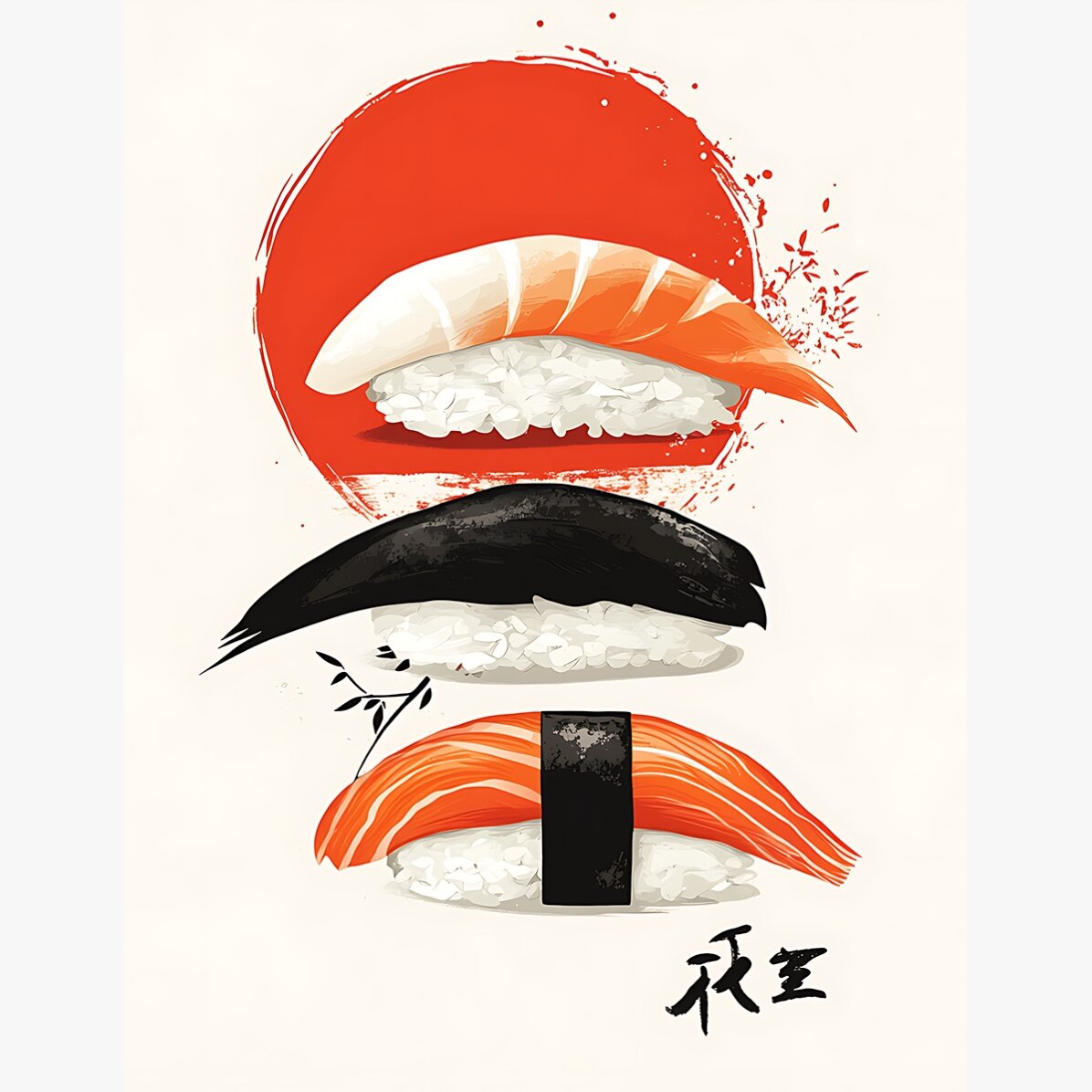 Poster "Sushi art"