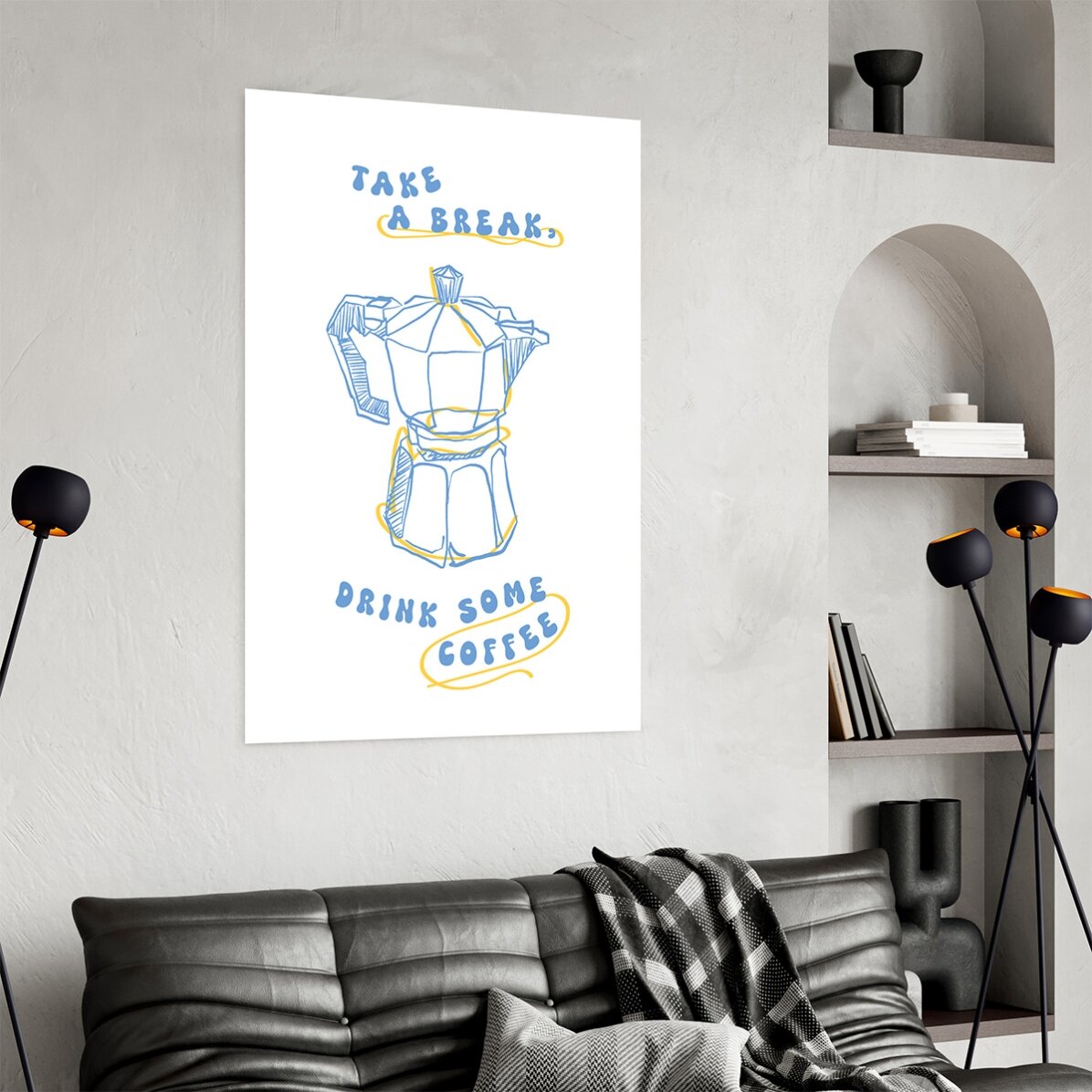 Poster “Fai una pausa, bevi un caffè”