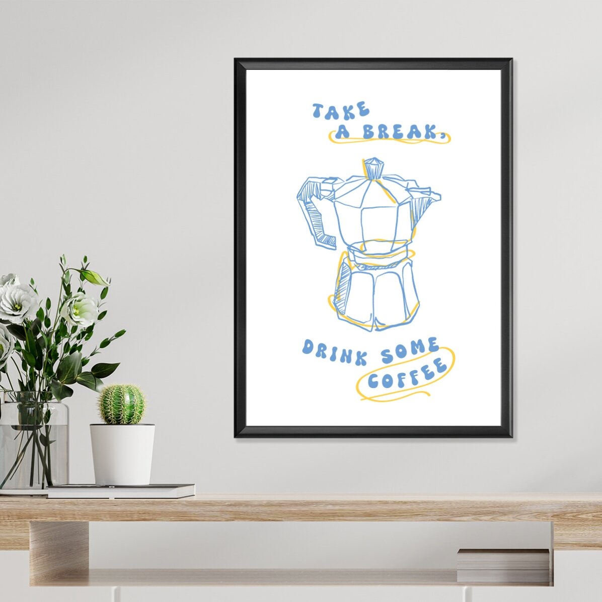 Poster “Fai una pausa, bevi un caffè”