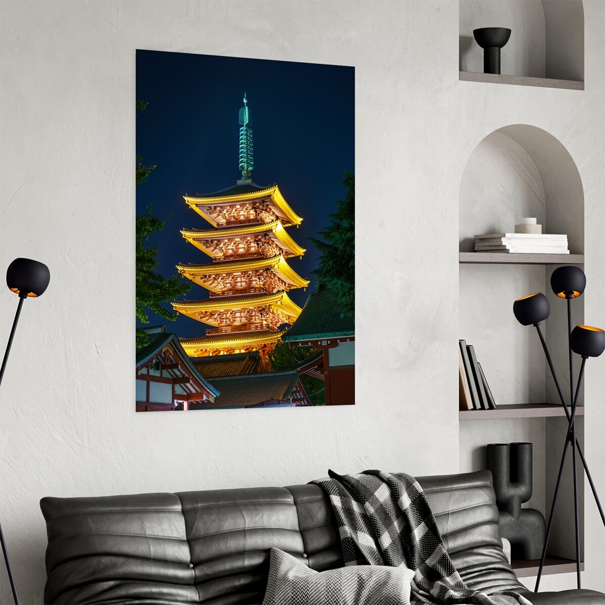 Poster: Tempio giapponese