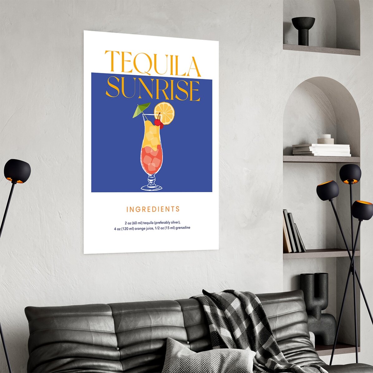 Tequila Sunrise Poster