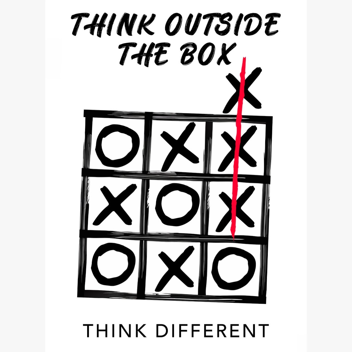 Poster “Think outside the box”