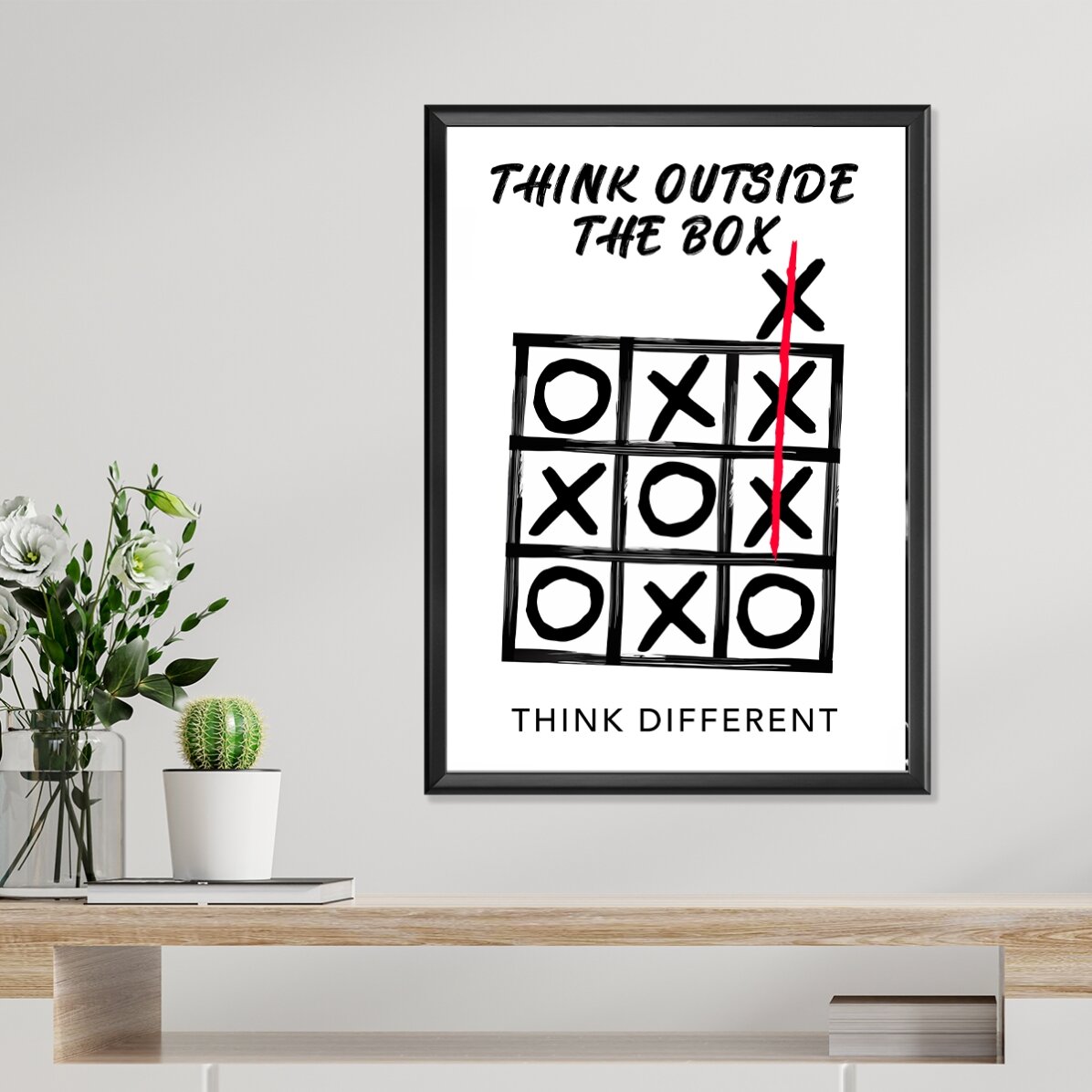 Poster “Think outside the box”