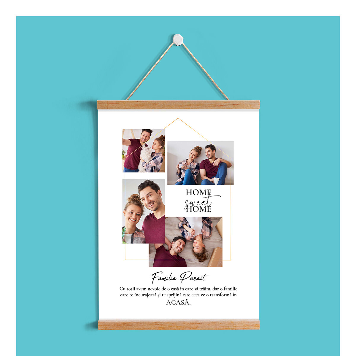 Poster personalizzati con ganci