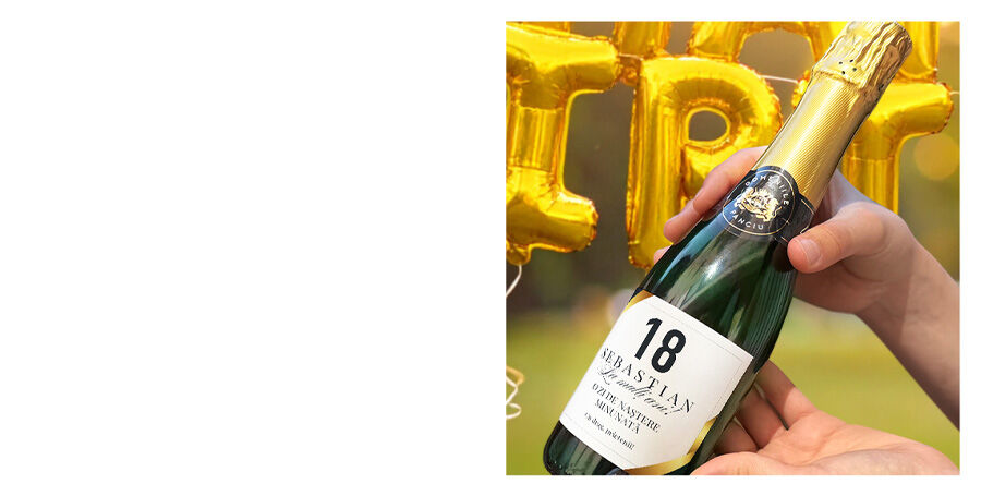 Bevande personalizzate per il compleanno