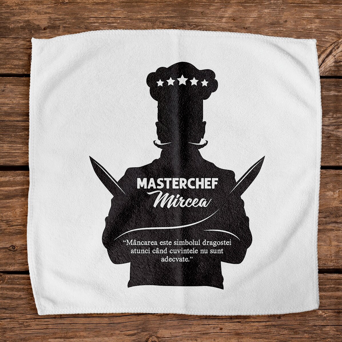 Asciugamano personalizzato con scritta - Masterchef