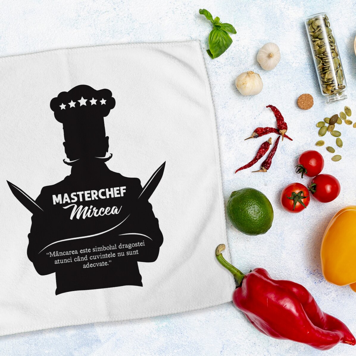 Asciugamano personalizzato con scritta - Masterchef
