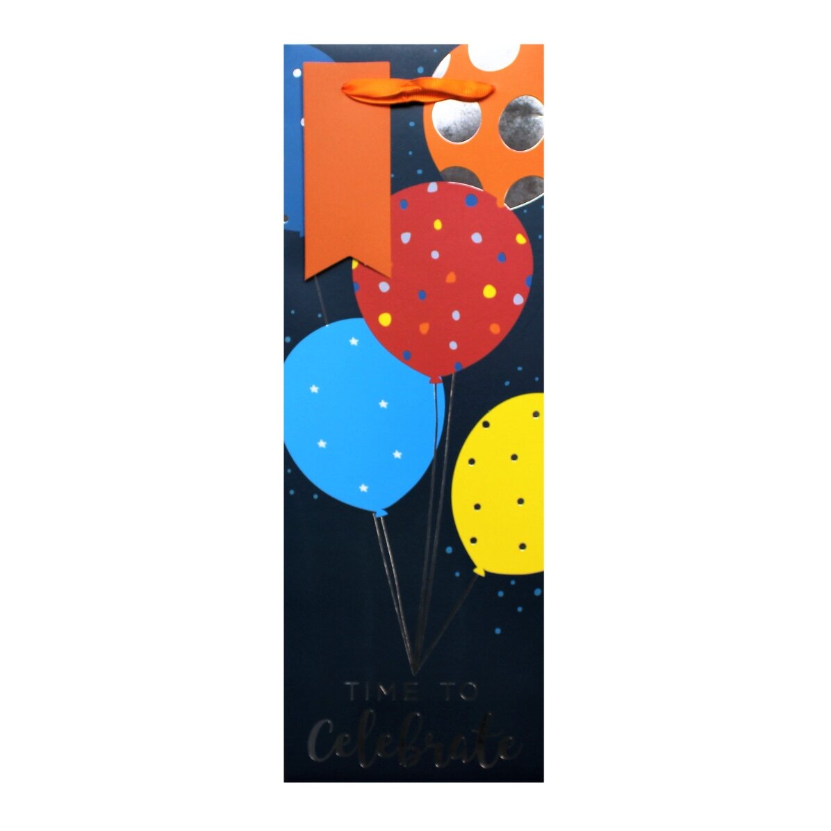 Sacchetto regalo per bevande - modello "Time to celebrate"