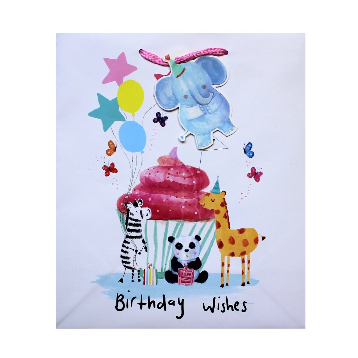 Sacchetto regalo - modello "Birthday wishes"