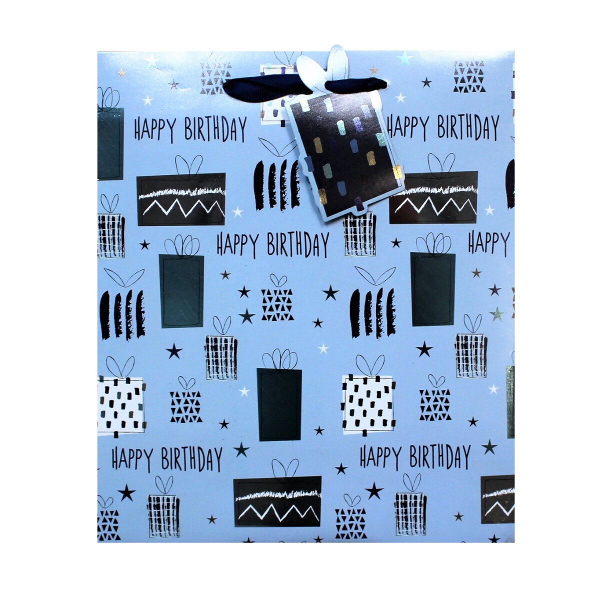 Sacchetto regalo - modello "Happy Birthday gifts"